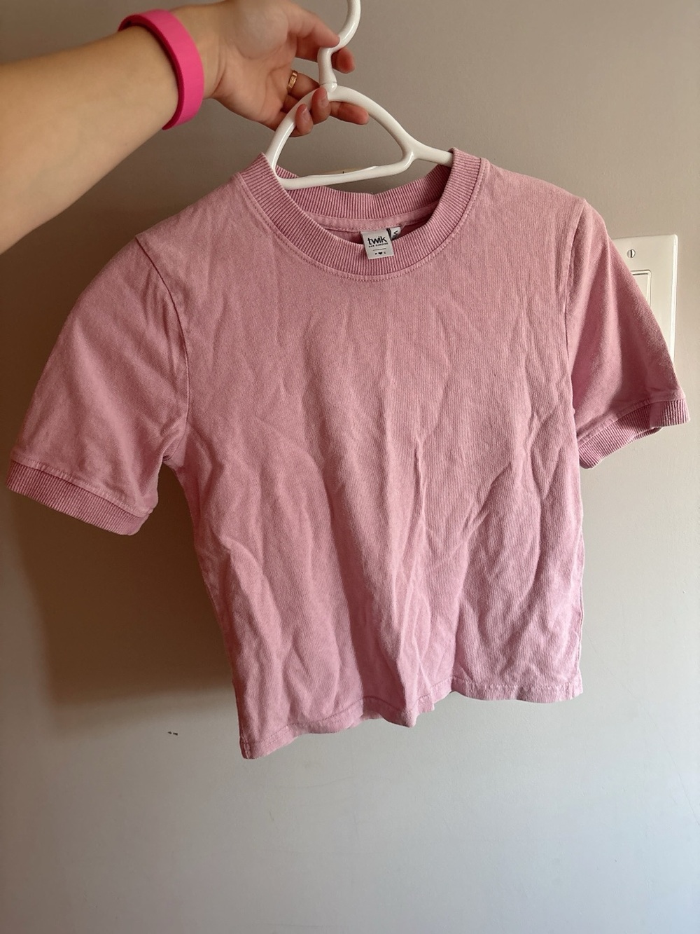 twik Pink Crewneck Tee
